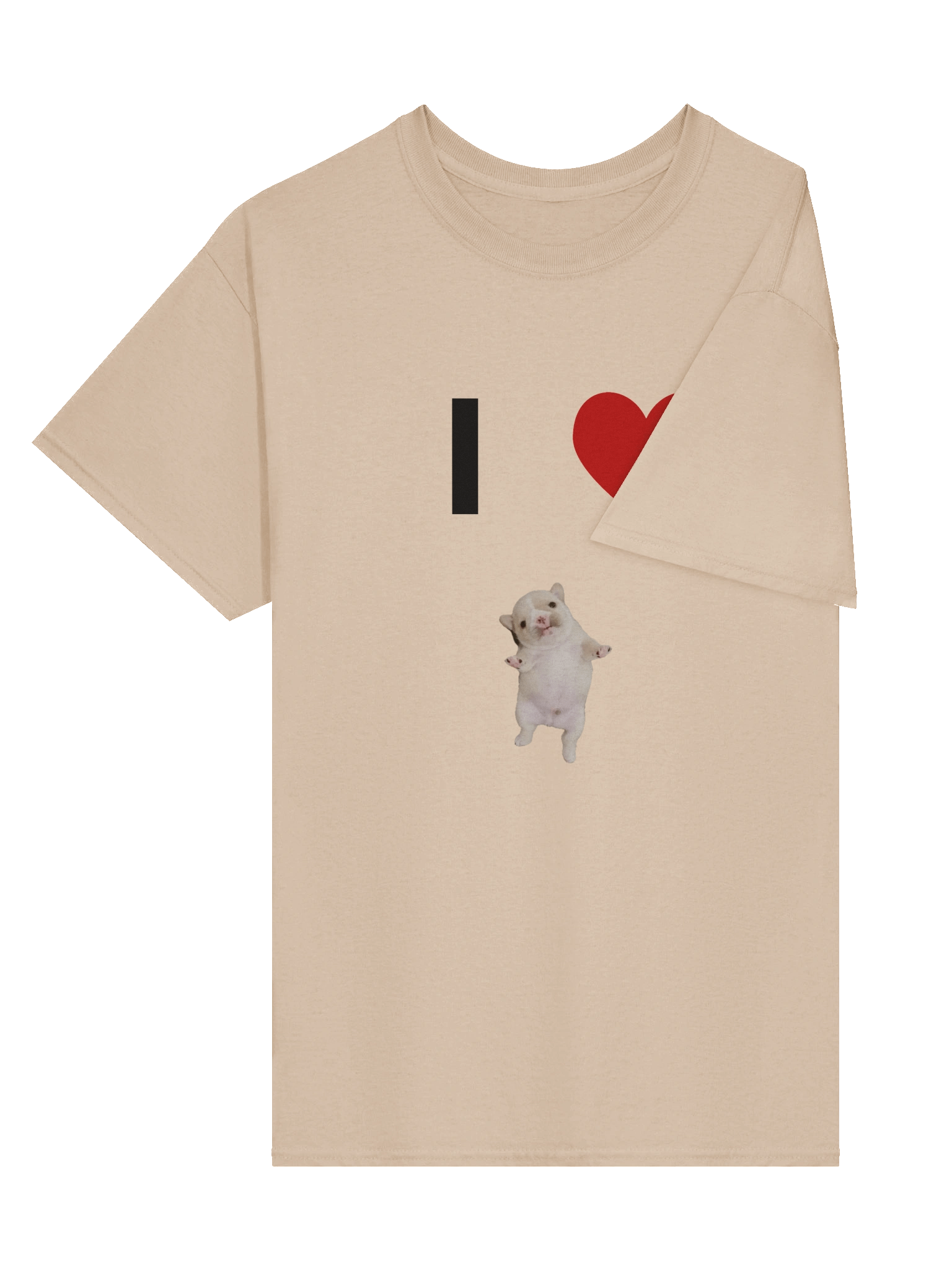 I HEART PIBBLE (tee shirt) - light colors product image (3)