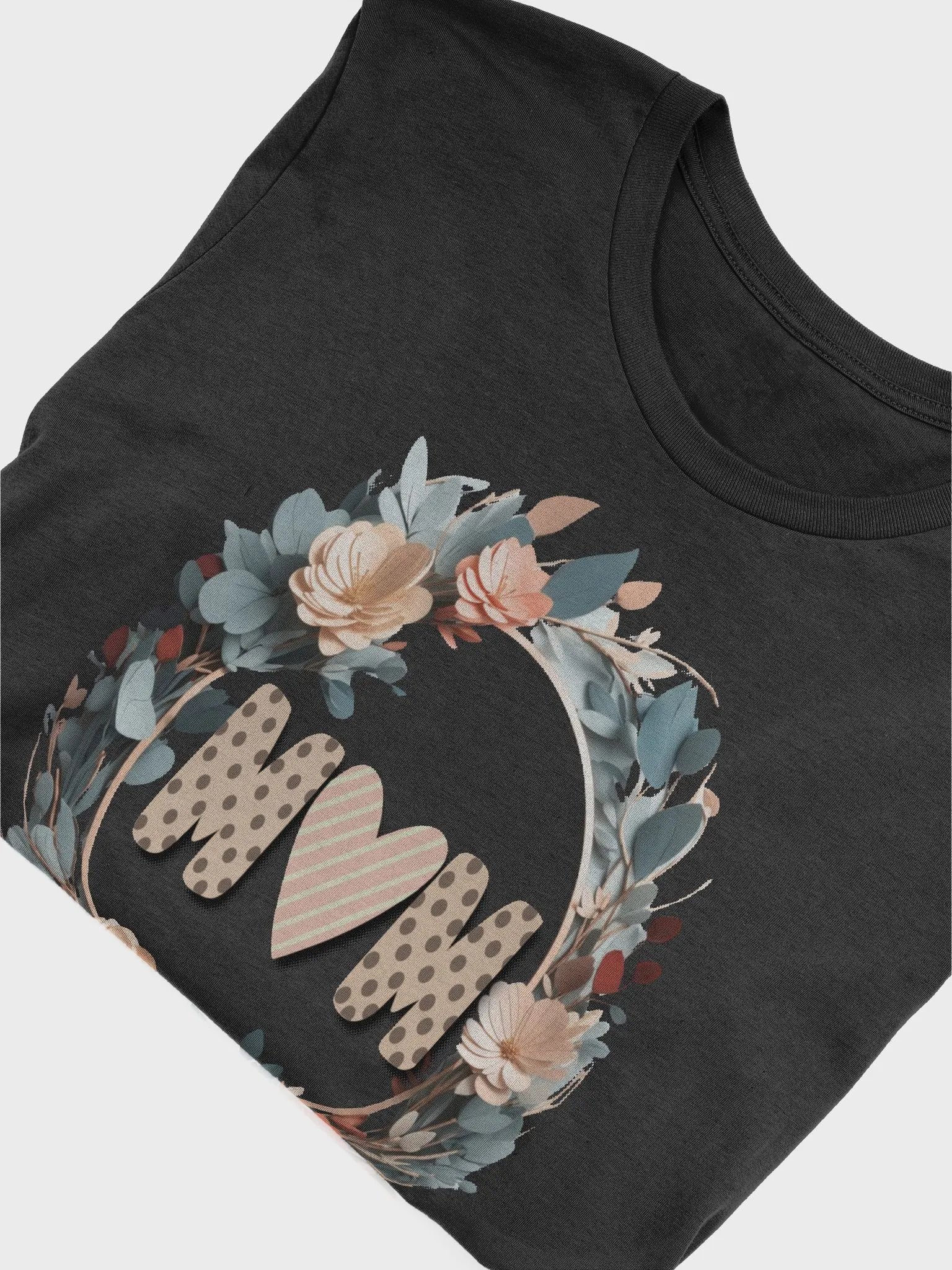 Mothers Day Floral Wreath T-Shirt product image (2)