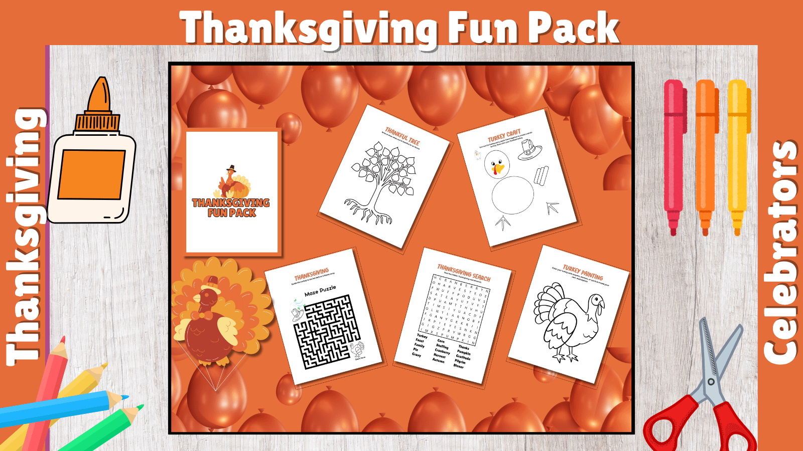 Holiday Fun Packs for Kids | 20 Holiday Activity Sheets product image (4)