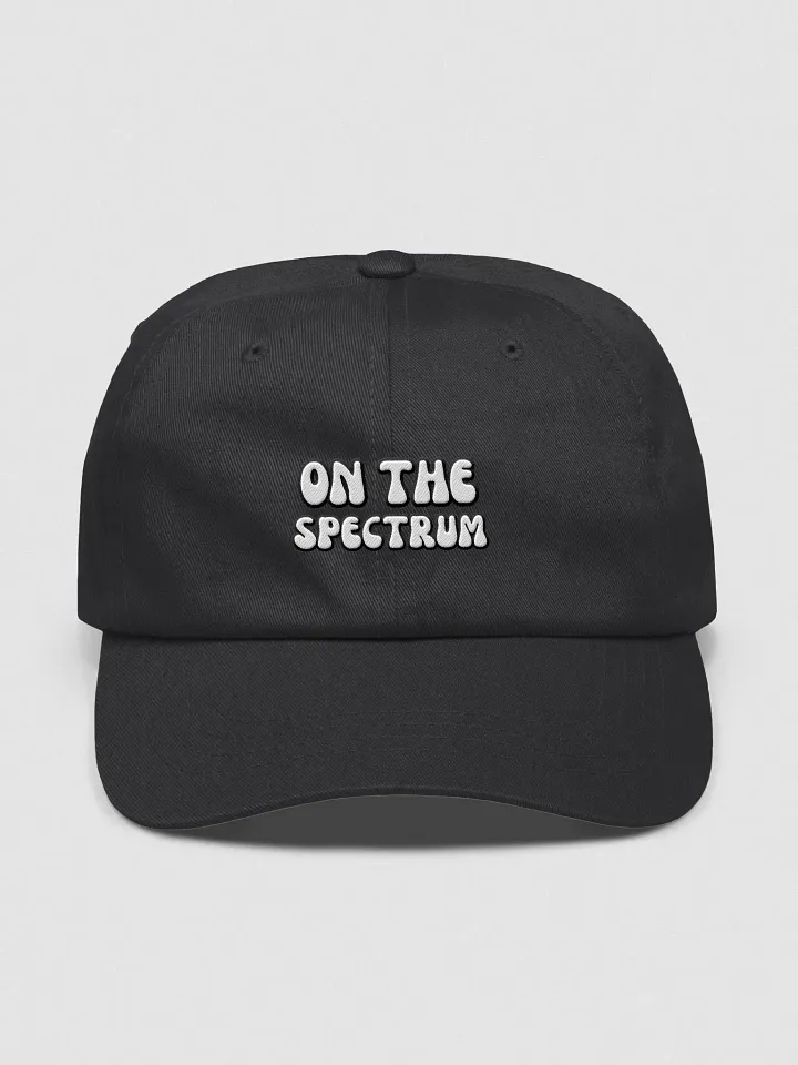 ON THE SPECTRUM groovy lined design embroidered classic dad hat product image (1)