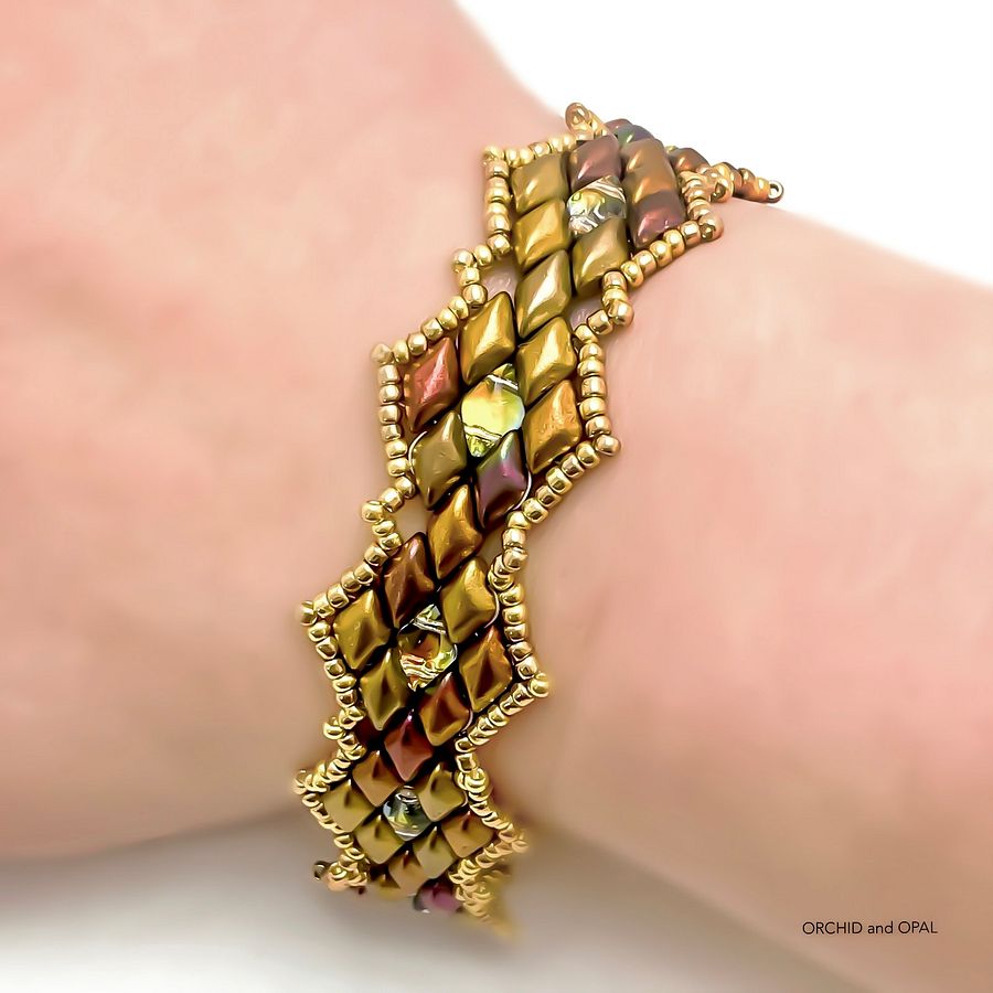Digital Beading Pattern – Backlit GemDuo Bracelet product image (8)