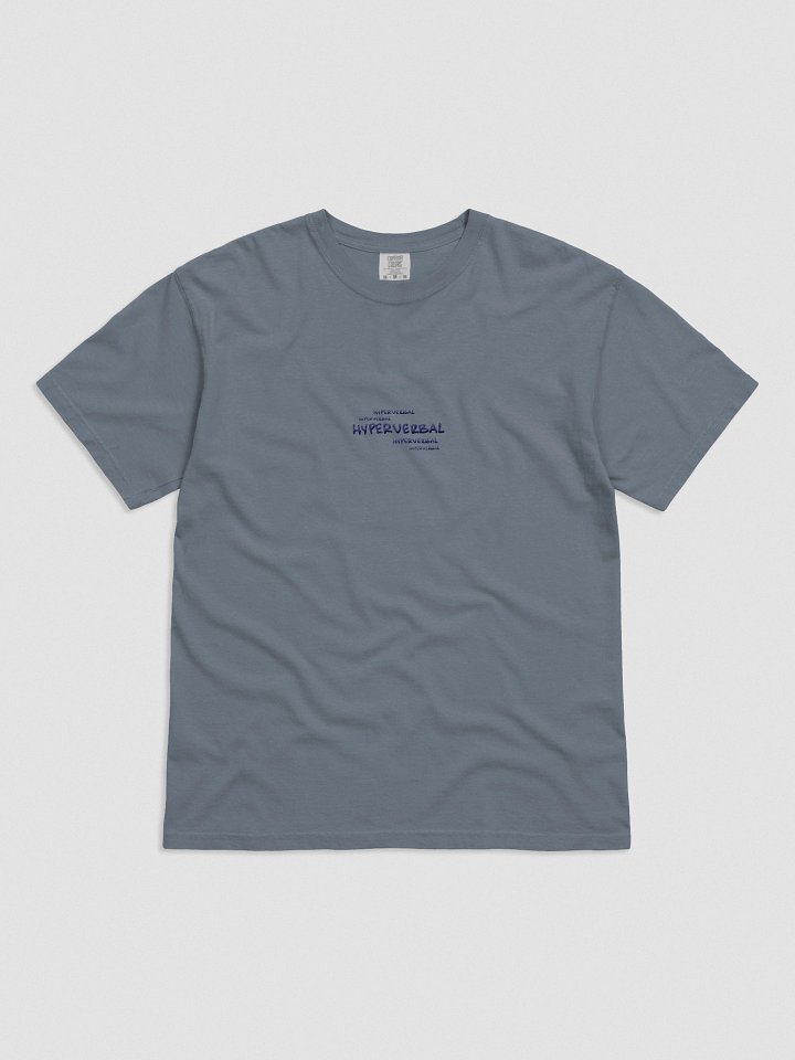 HYPERVERBAL bubble (navy) garment dyed tee product image (1)