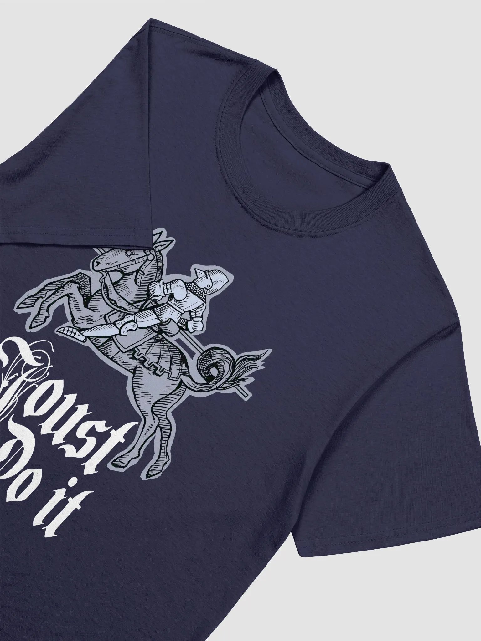 Joust do it medieval knight T-shirt product image (3)