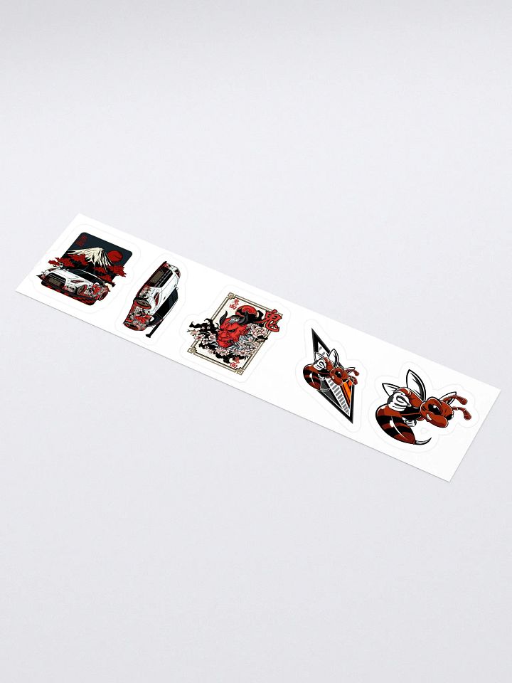 Sticker Strip 15" x 3.75" Oni & Angry Bee product image (1)