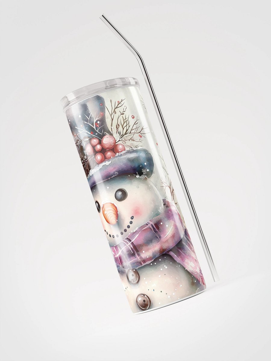 Jolly Snowman Stainless Steel Tumbler product image (3)
