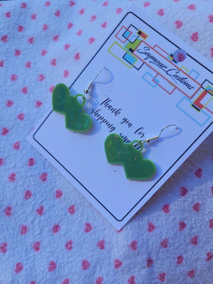Holographic Valentine's day Earrings product image (3)