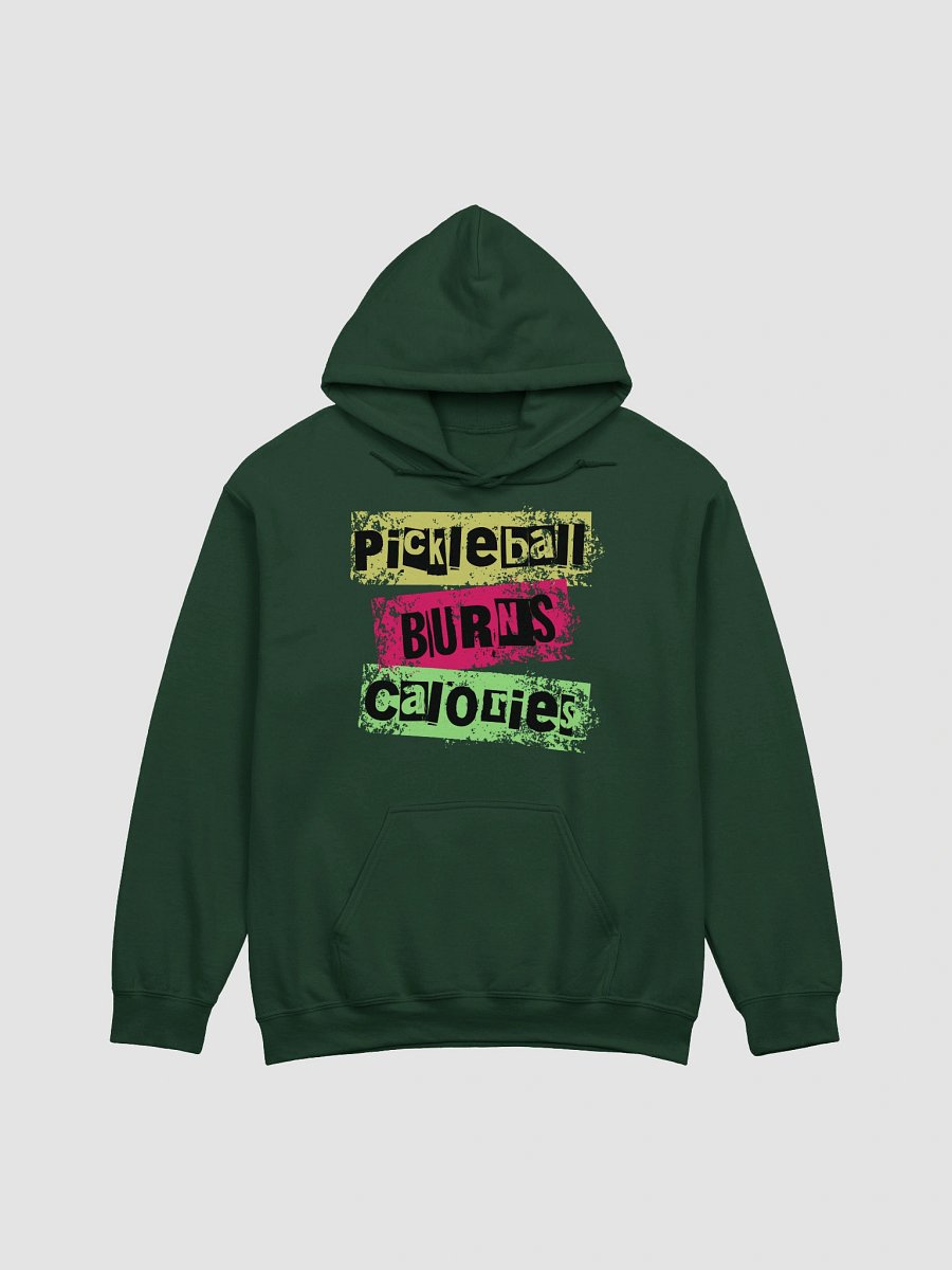 Pickleball Burns Calories Grunge Hoodie product image (5)