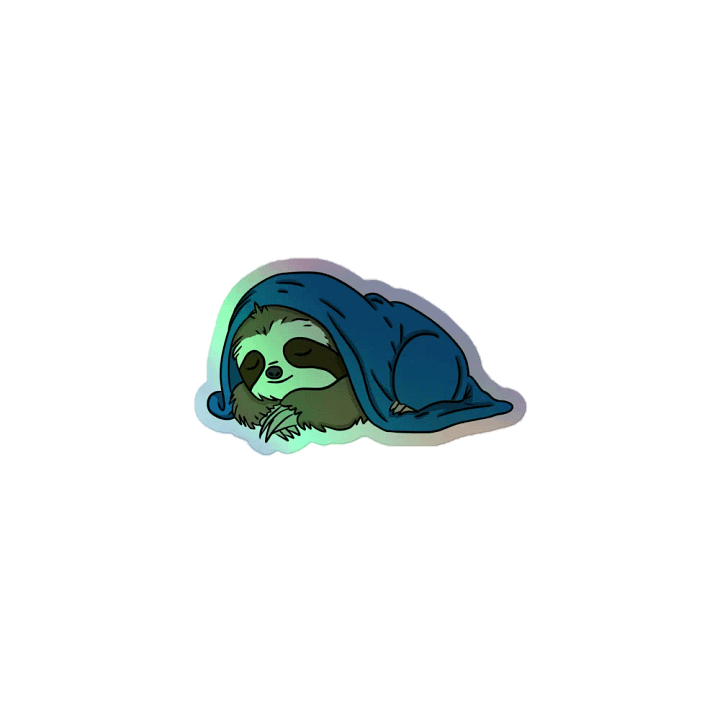 Holographic Sticker Sheet - Sleep product image (1)