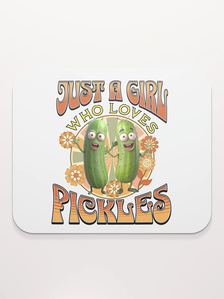 Just A Girl Who Loves Pickles Paradise Mouse Pad product image (1)