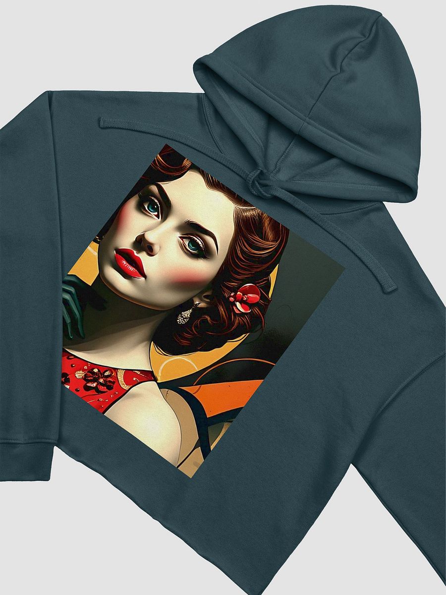 Cozy Chic: Bella+Canvas Fleece Crop Hoodie product image (3)