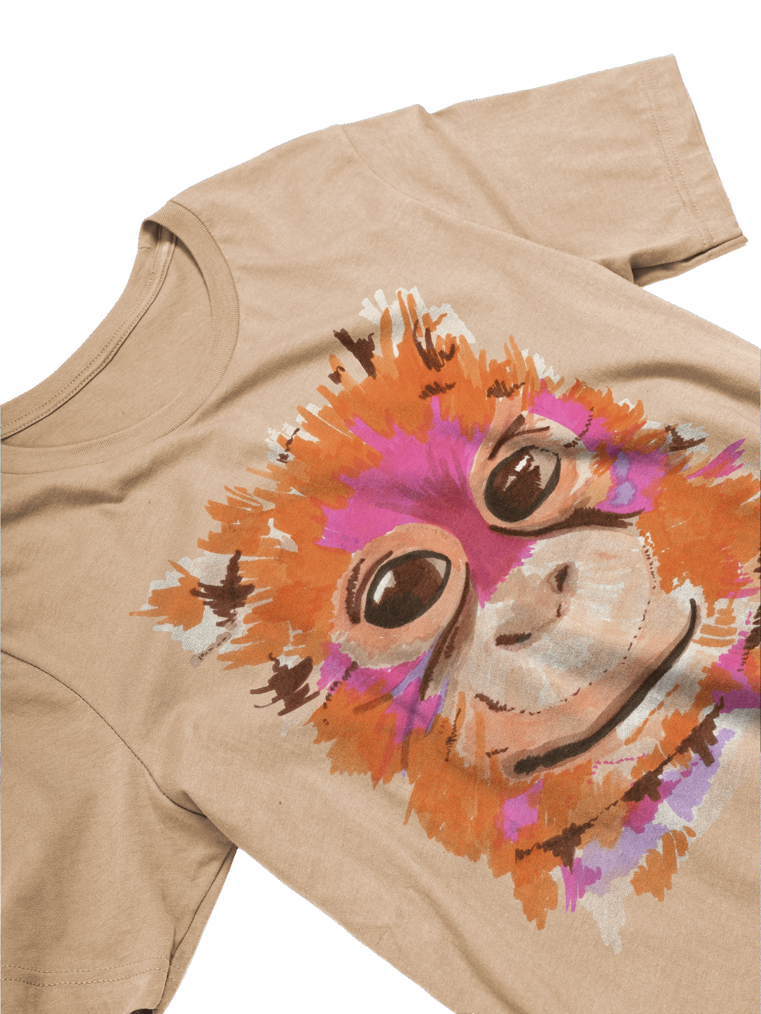 Orangutan Watercolour Supersoft Premium T-Shirt product image (1)