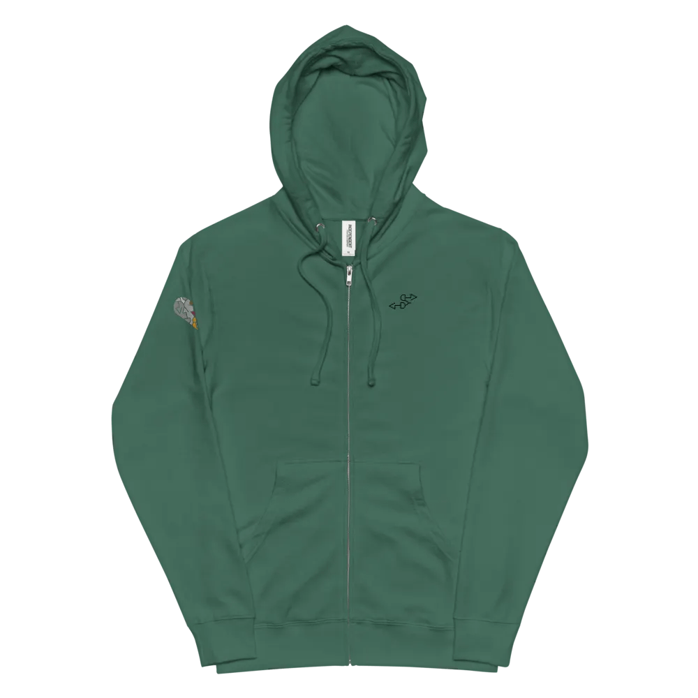 I Love You Dad, Icon / MO Fleece Zip Hoodie product image (5)