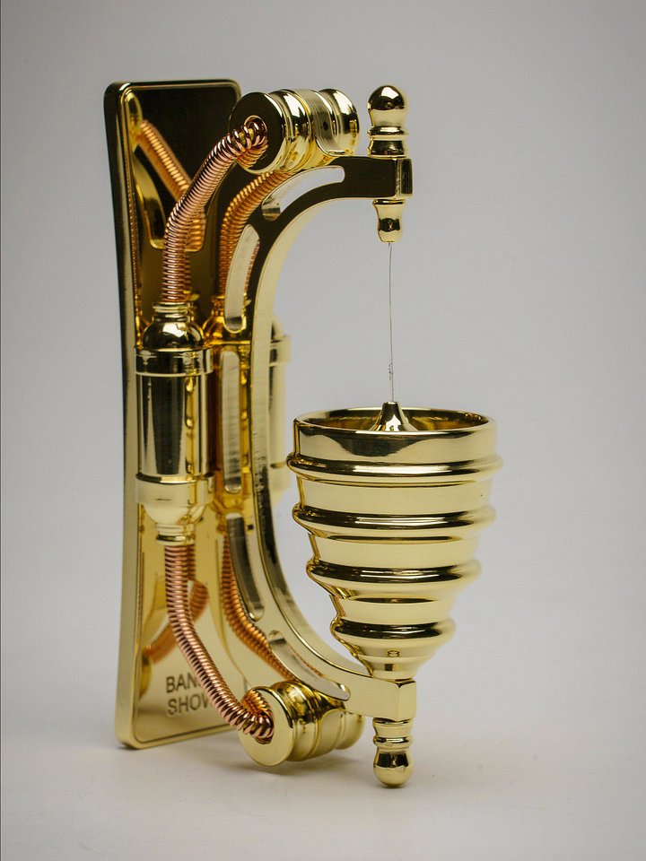 Steampunk Brass Mechanical Doorbell – Polished Door Chime for Unique Home Entrance product image (2)