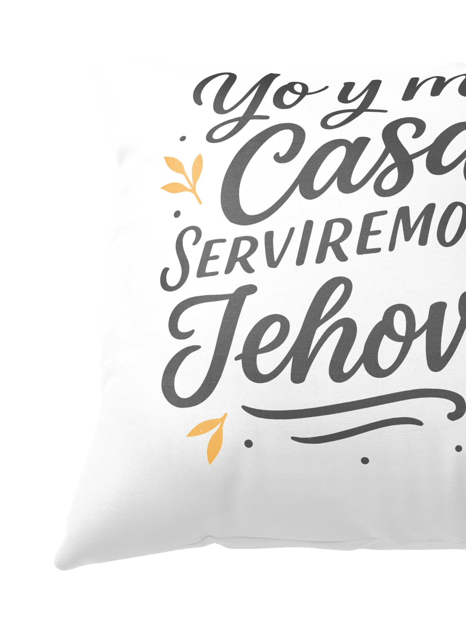 Christian Pillow (Spanish) – Joshua 24:15 “Yo y mi casa” product image (3)