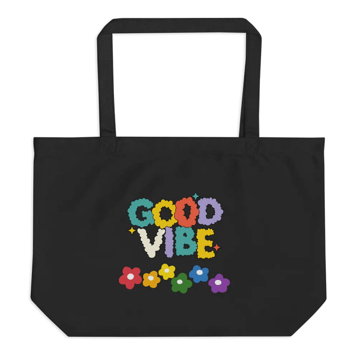 Good Vibe Floral Tote Bag product image (1)