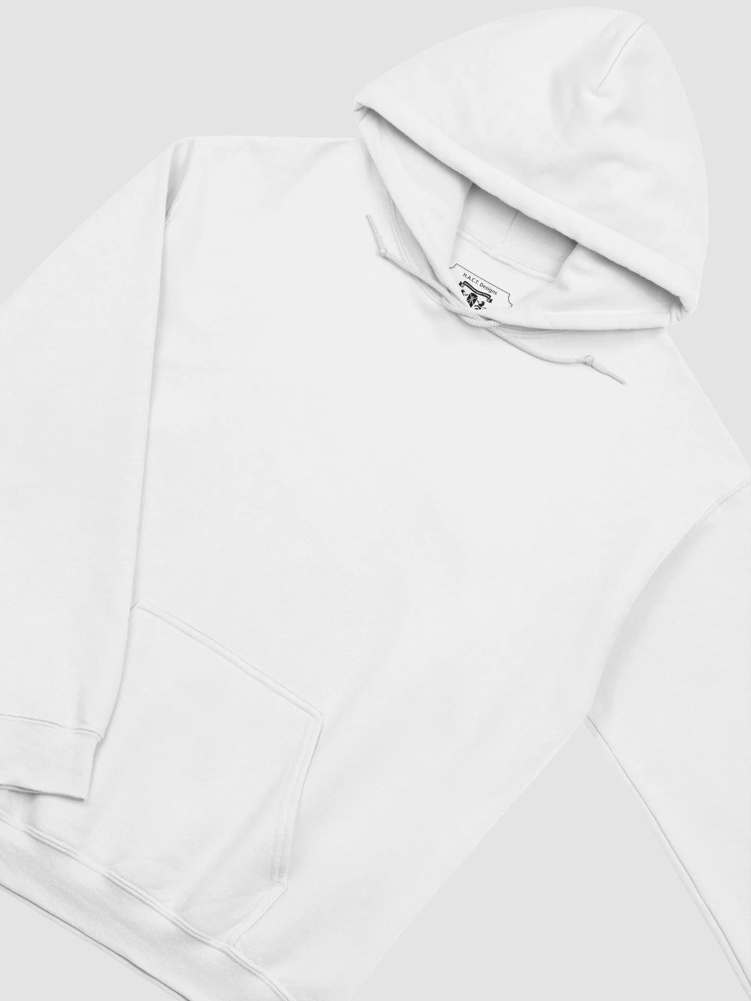 Classic Hoodie - black HACT logo on back product image (3)
