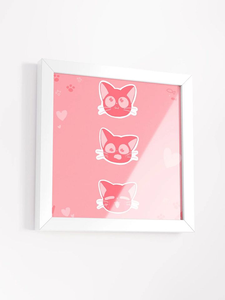 Valentine's Cat - Framed Matte Poster product image (1)