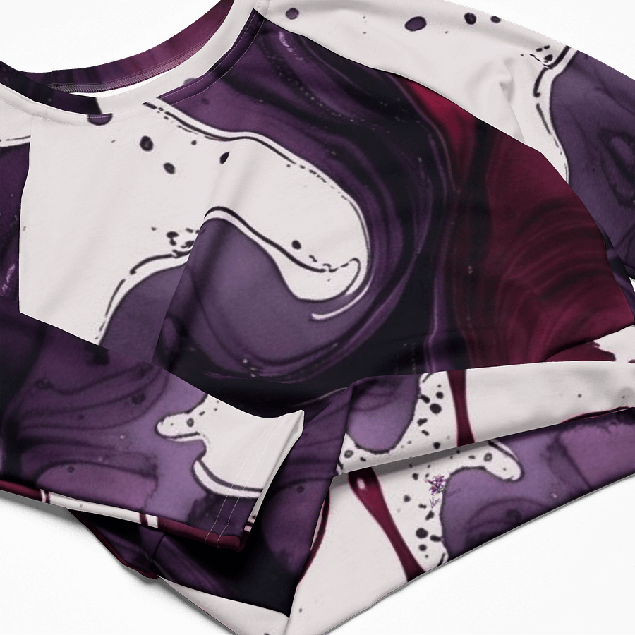 Blackberry Merlot Swirl Crop Top product image (5)