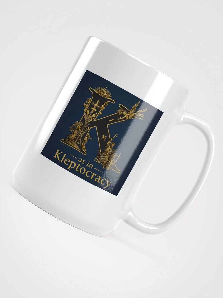 K as in kleptocracy mug product image (4)