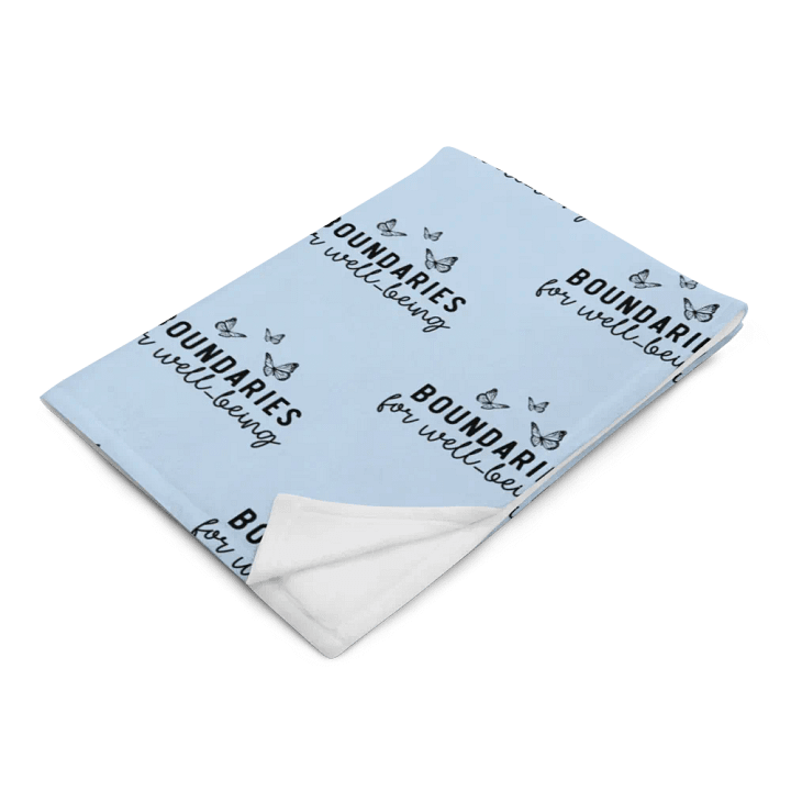 Boundaries For Well-Being Blanket product image (2)