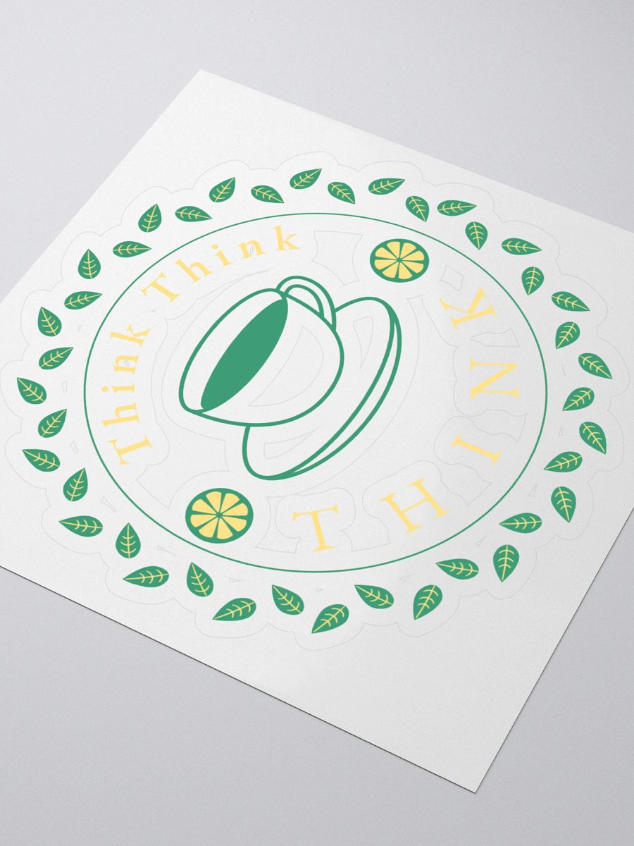 Slogan #7 Think Think Think Sticker product image (3)