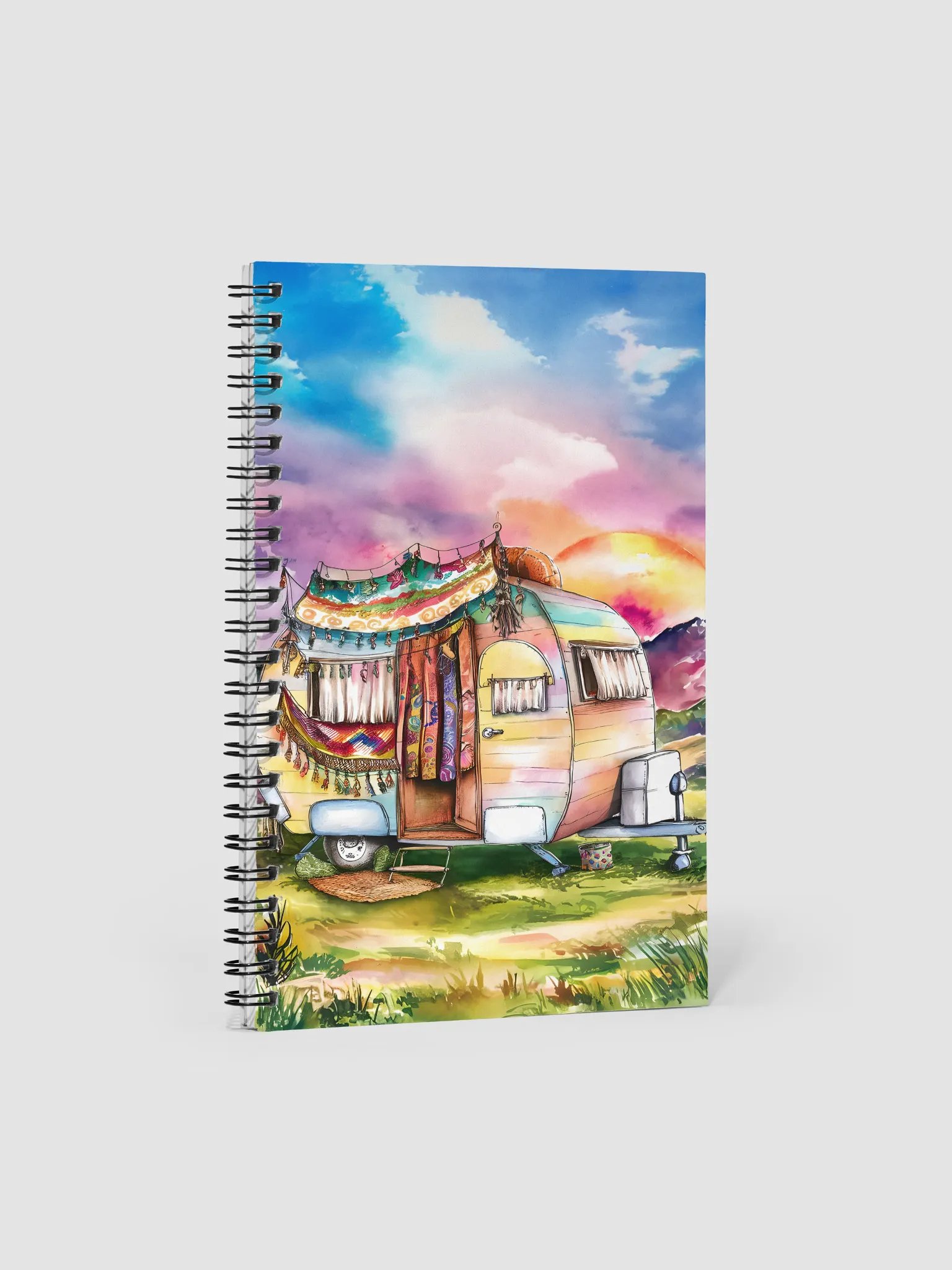 Boho Sunset Getaway Spiral Notebook product image (1)