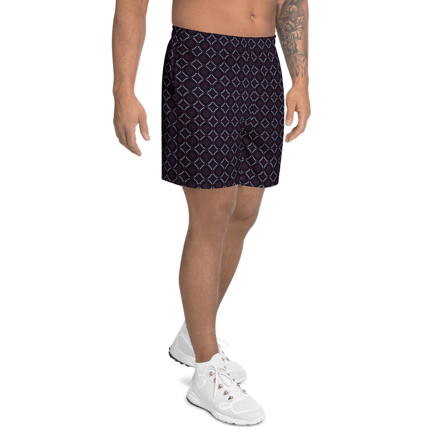 Bumble Delight Geometric All Over Print Unisex Athletic Long Shorts product image (6)
