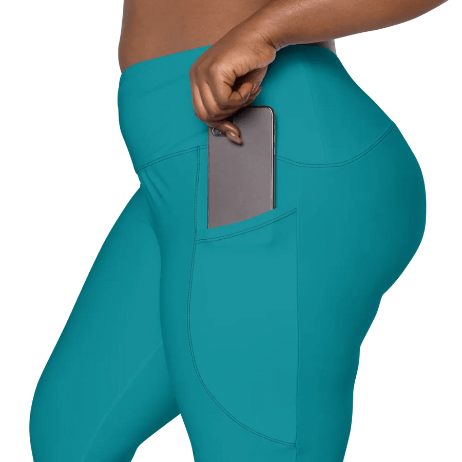 Aqua Stream Leggings w Pockets product image (3)