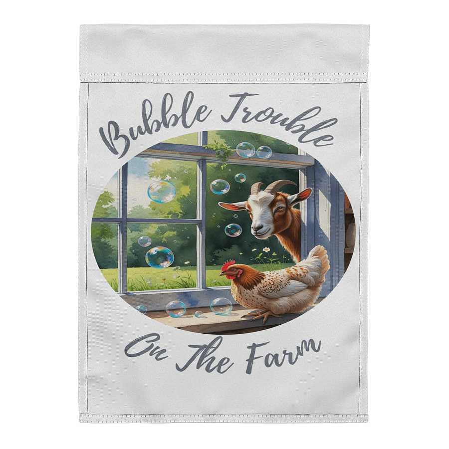 Bubble Trouble Garden Flag product image (2)