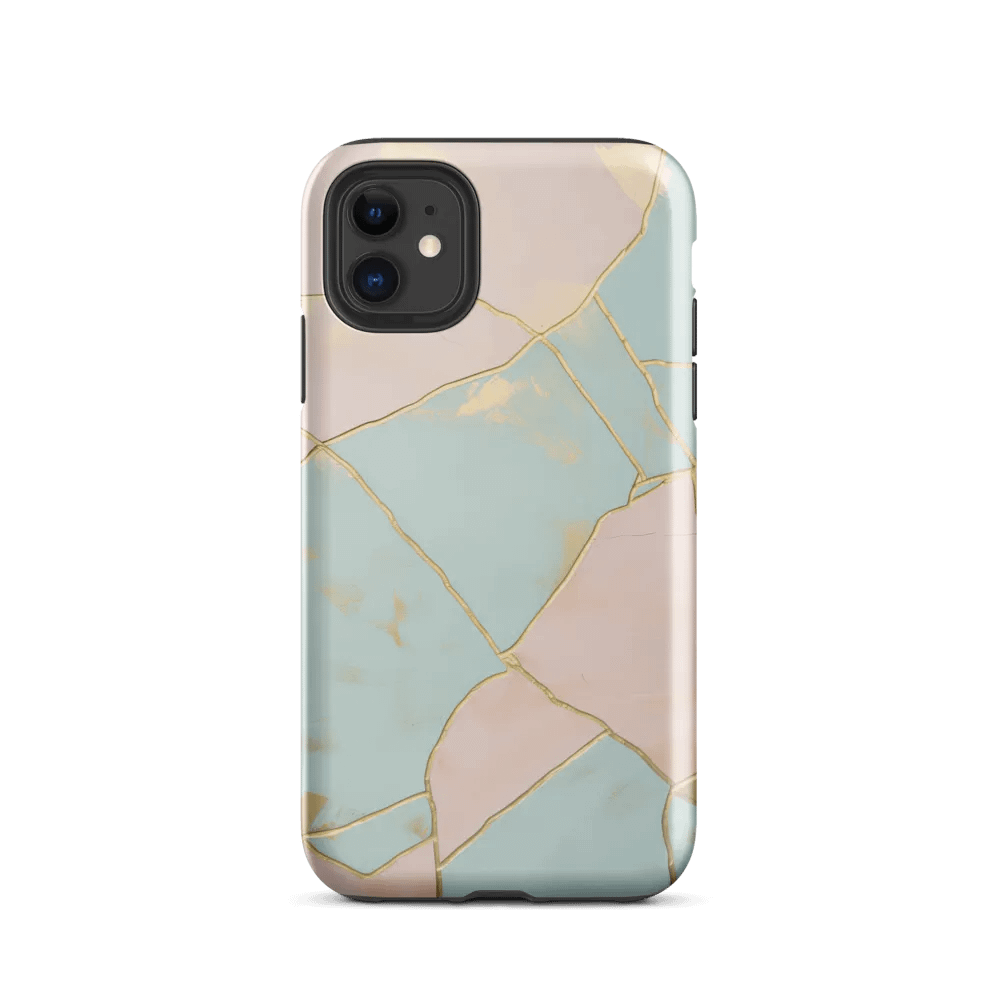 Pastel Bliss Kintsugi Tough iPhone Case product image (47)