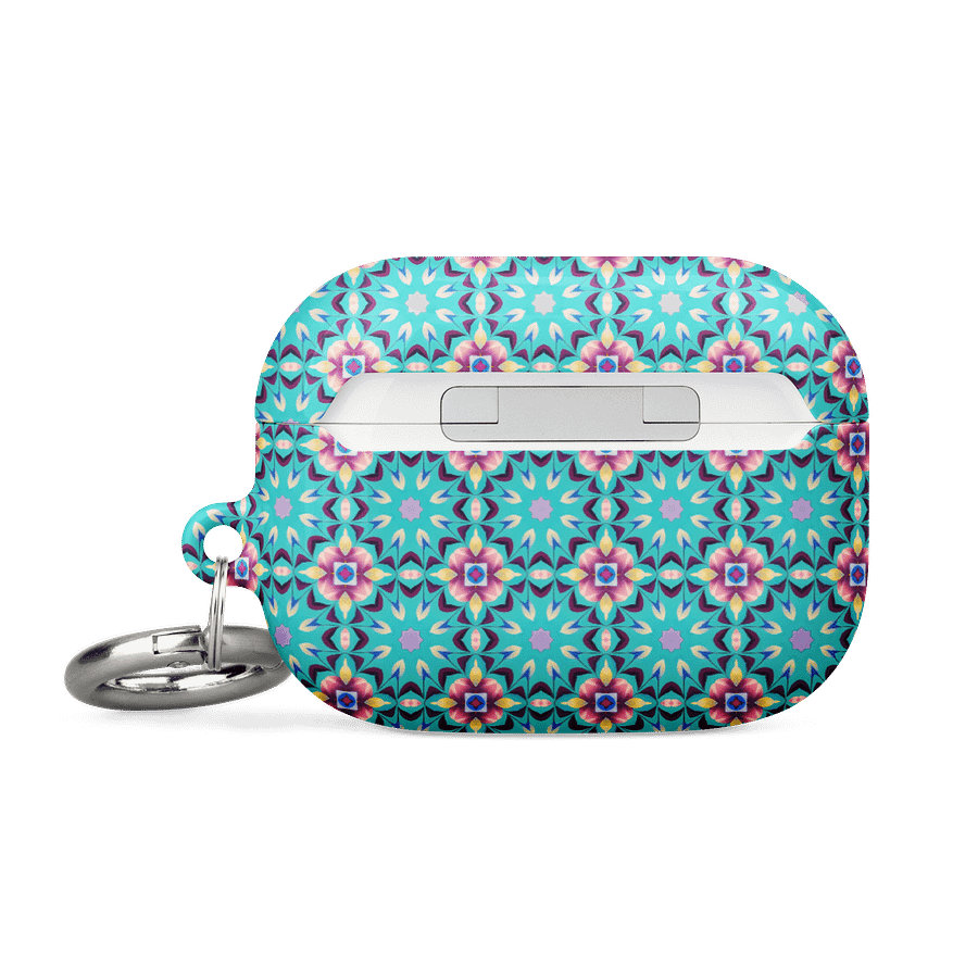 Aqua Geometric Pattern AirPods® Case product image (14)