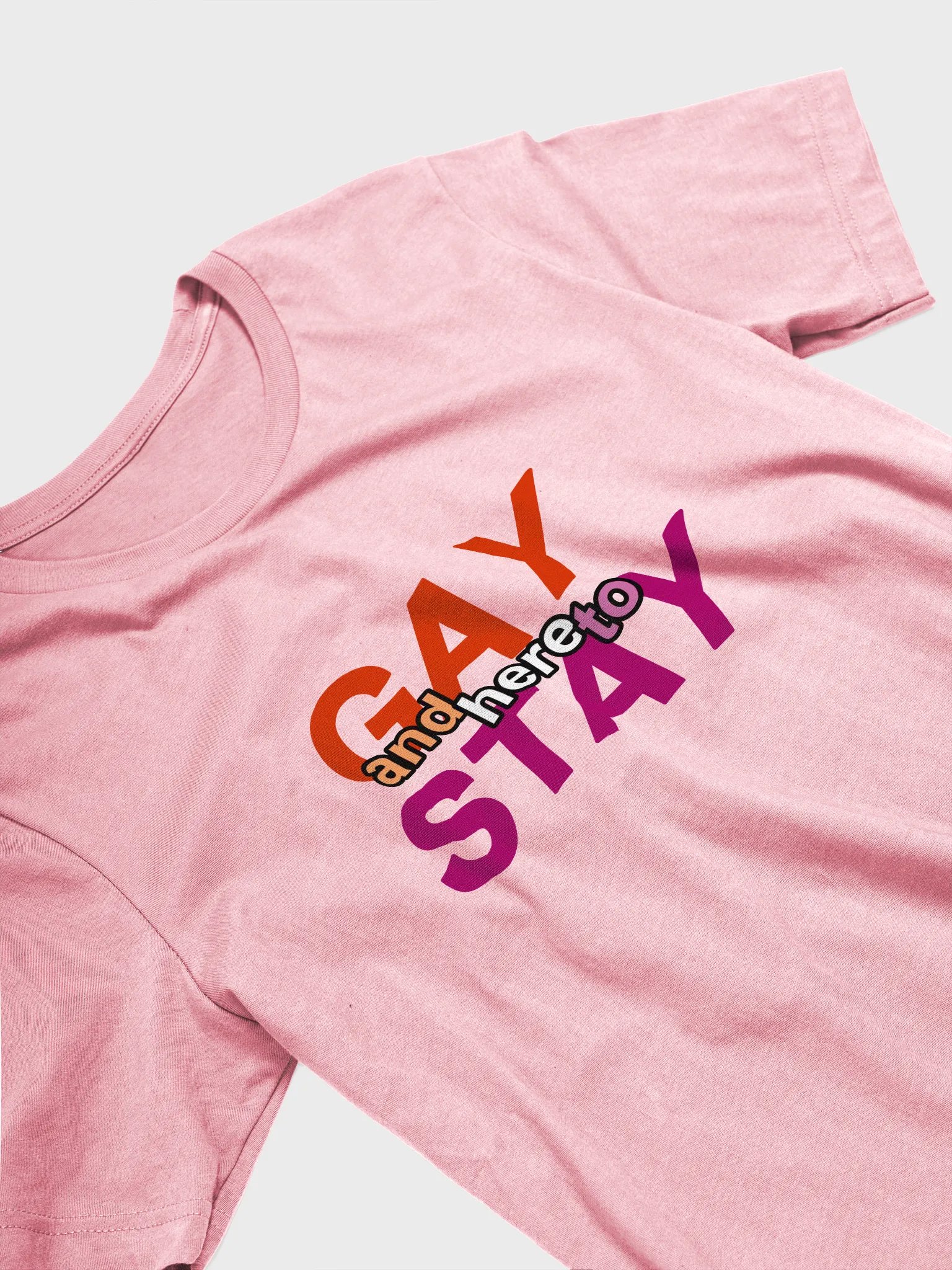 gay and here to stay (lesbian) t-shirt product image (3)