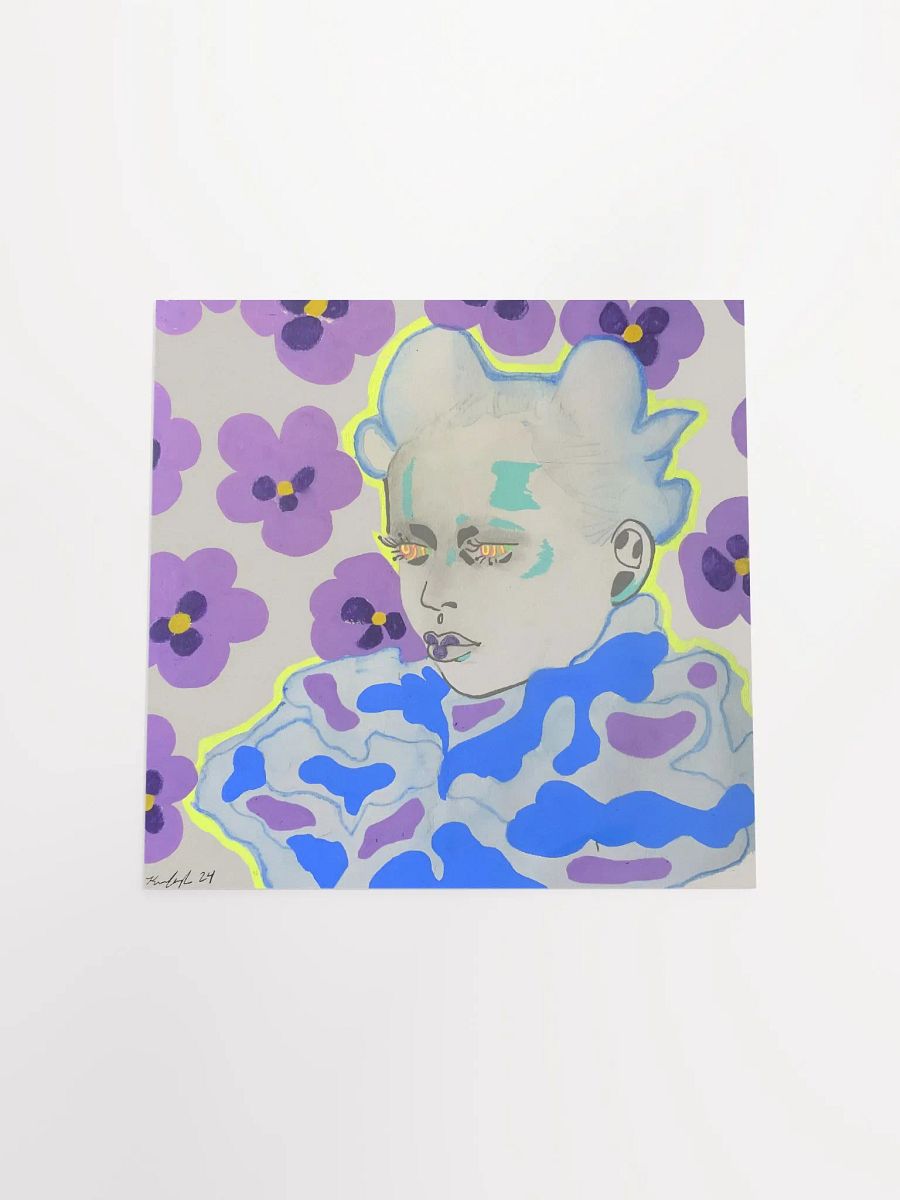 Flower Power Square Matte Print product image (18)