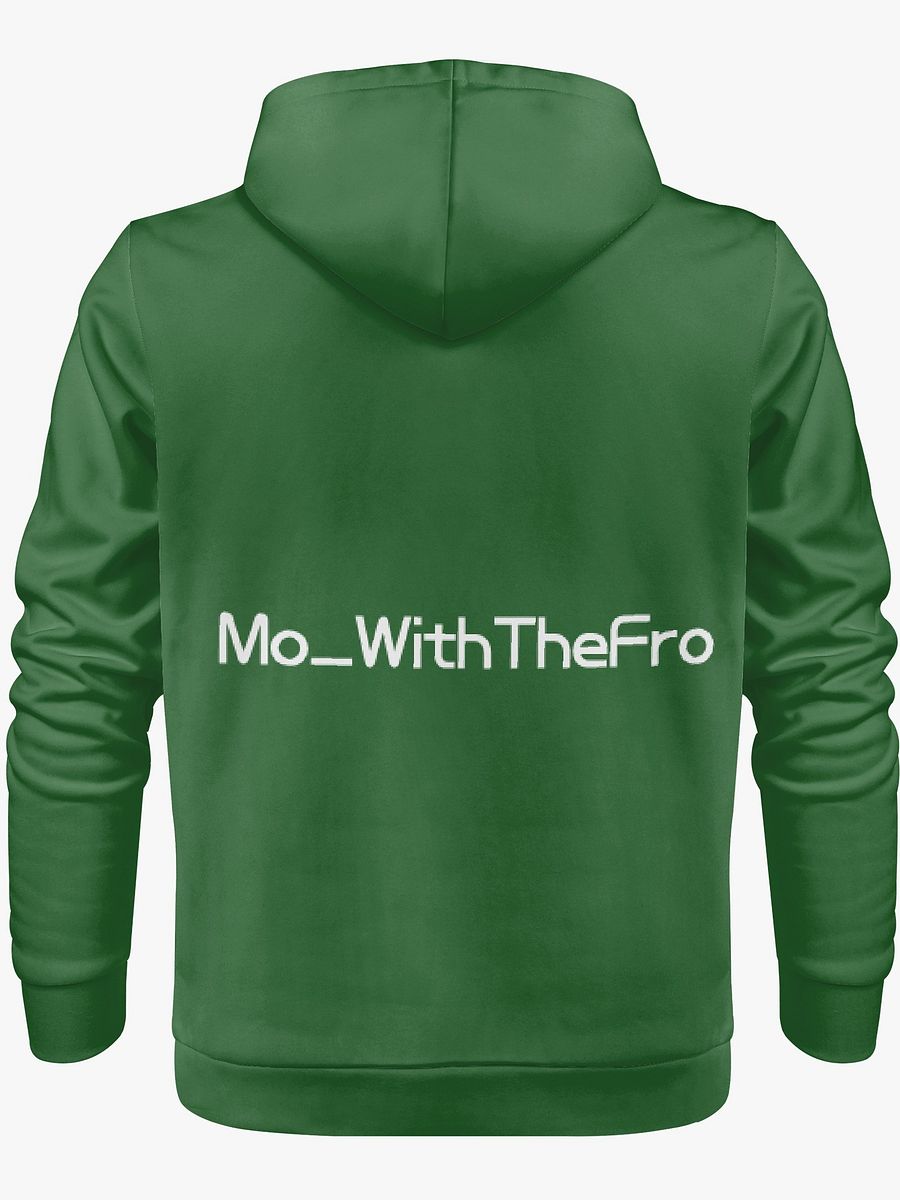 Dark green hoodie (synthetic, polyester) product image (2)