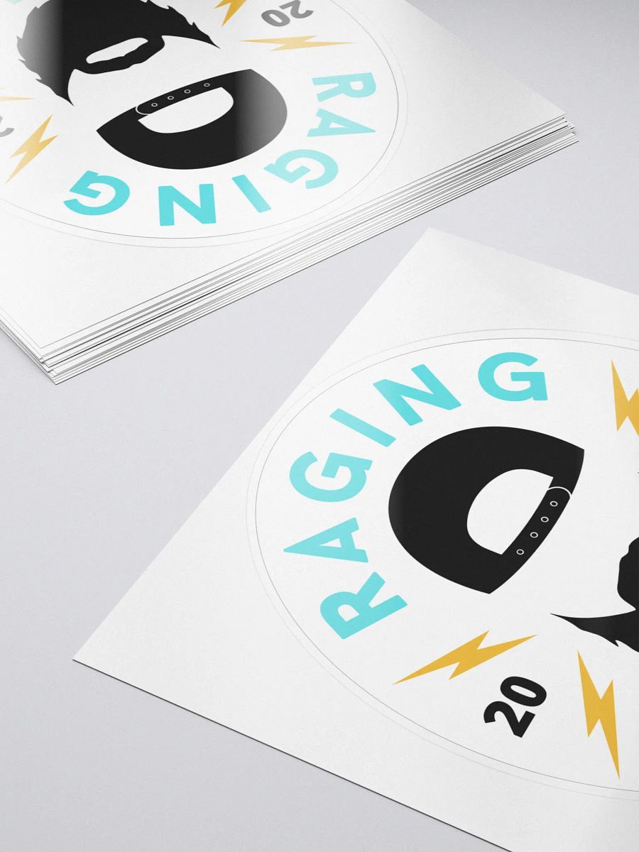 Bearded Sticker White product image (5)