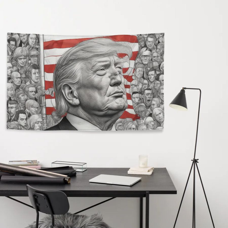 American Dreams Flag Wall Tapestry product image (9)