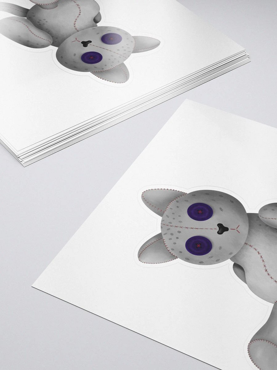 Snow Meow Stitched Sticker product image (5)