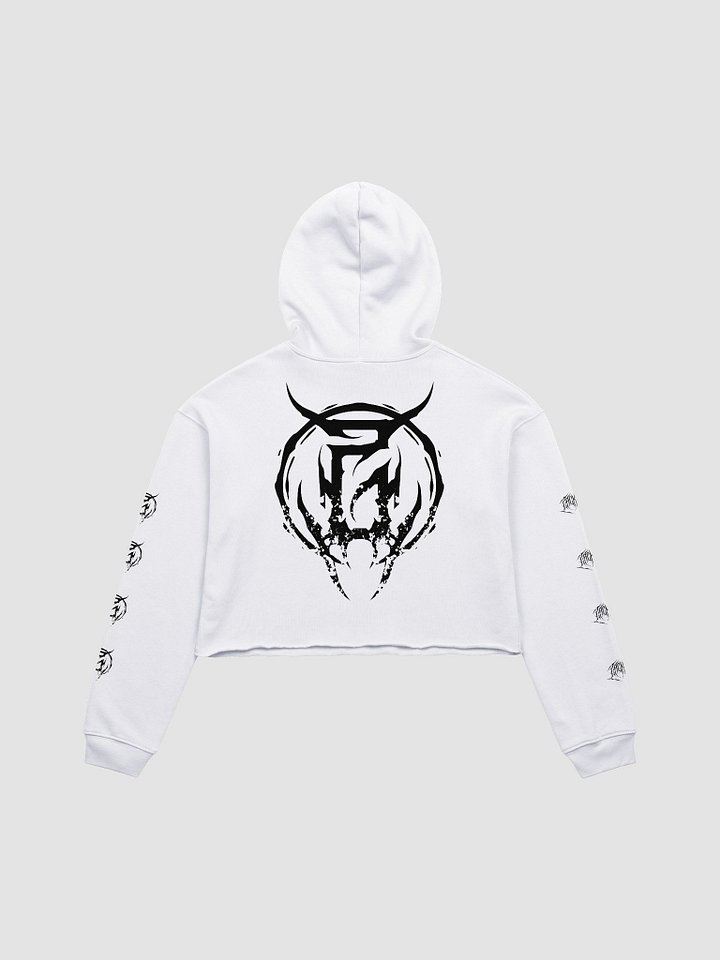 Zackuna Crop Hoodie (White) product image (2)