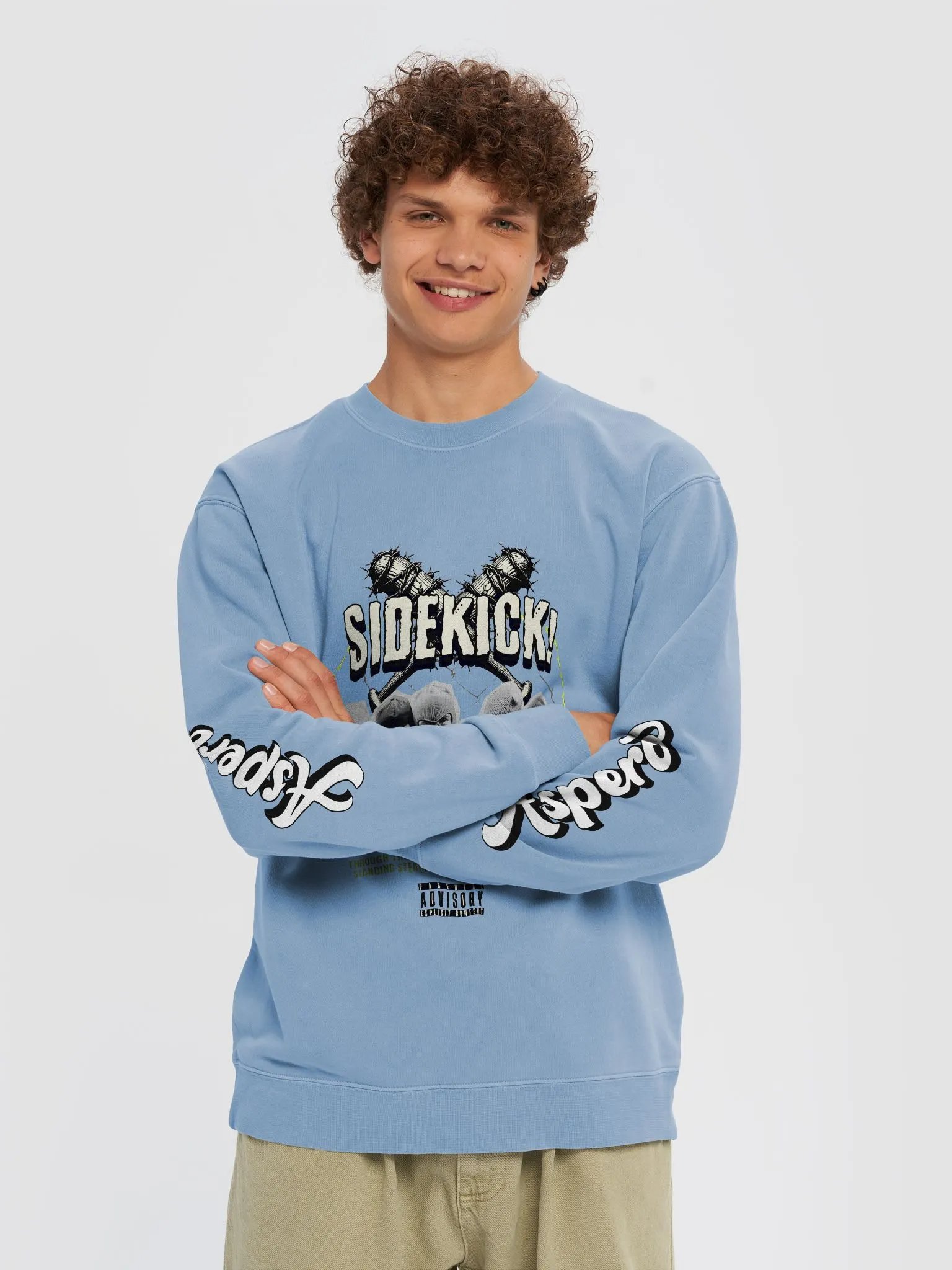 SideKick Aspero Independent Trading Co. Unisex Midweight Pigment Dyed Sweatshirt product image (46)