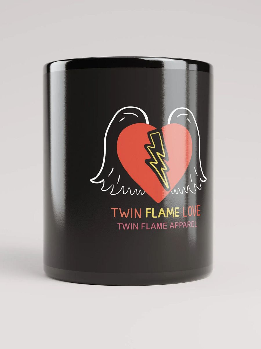 'Winged Heart' Black Glossy Mug product image (9)