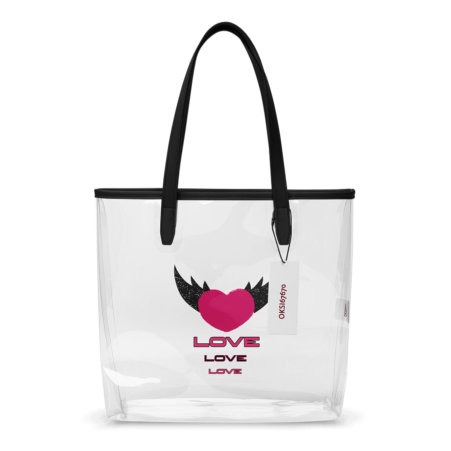 Love Wings Clear Tote Bag product image (1)
