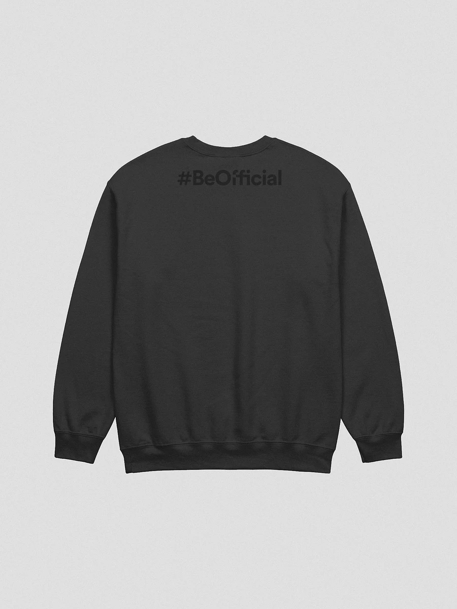 #BeOfficial Matte Black Sweatshirt product image (2)