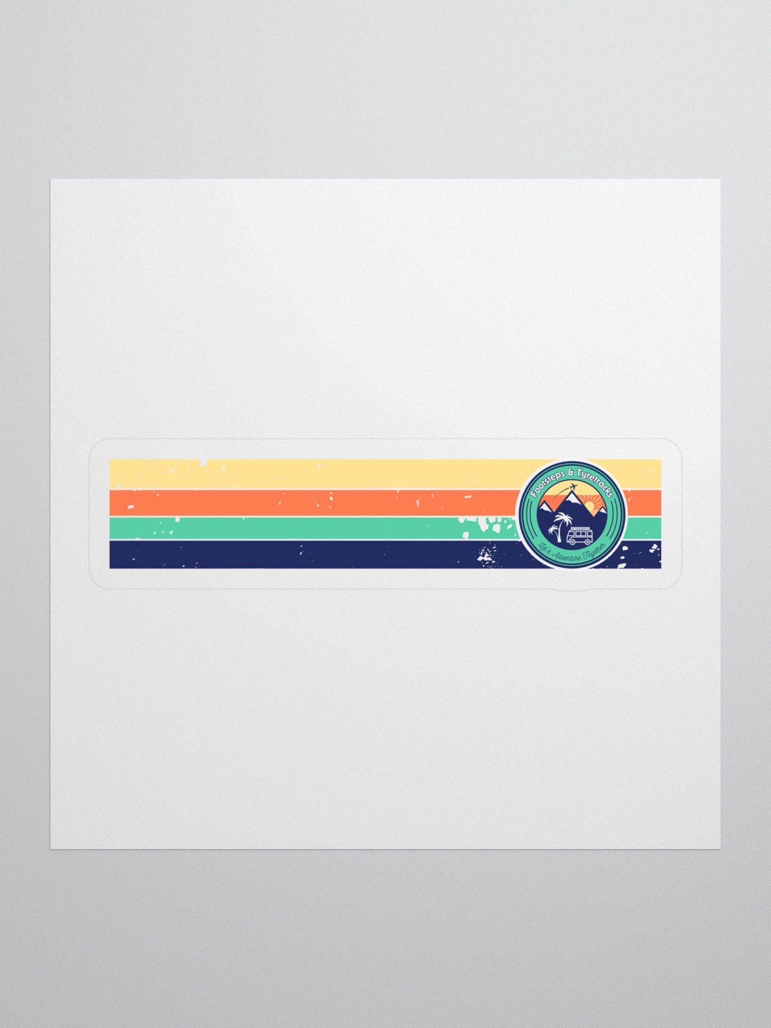Footsteps & TyreTracks logo - Sticker product image (1)