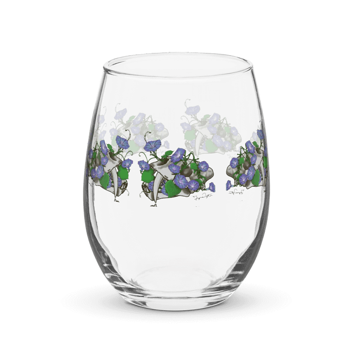 Morning Glory Smilodon Wine Glass product image (1)