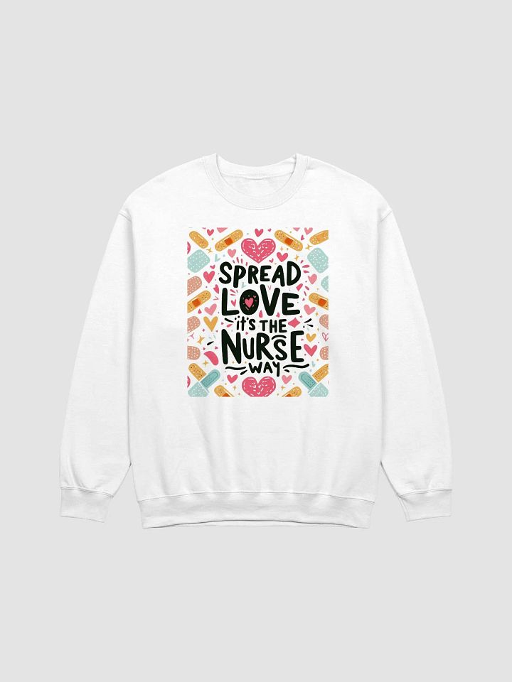 Nurse Way Love Crewneck Sweartshirt product image (5)