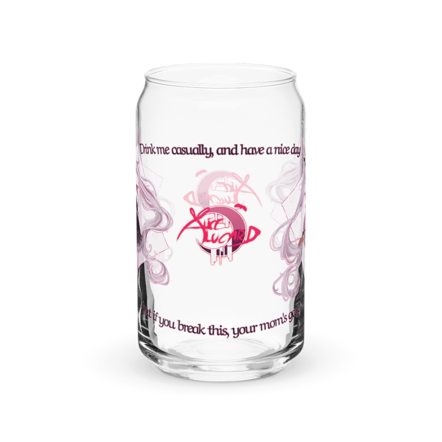 Mittythebatata's Alice Alucard (Dark & Light) Glass Can product image (1)