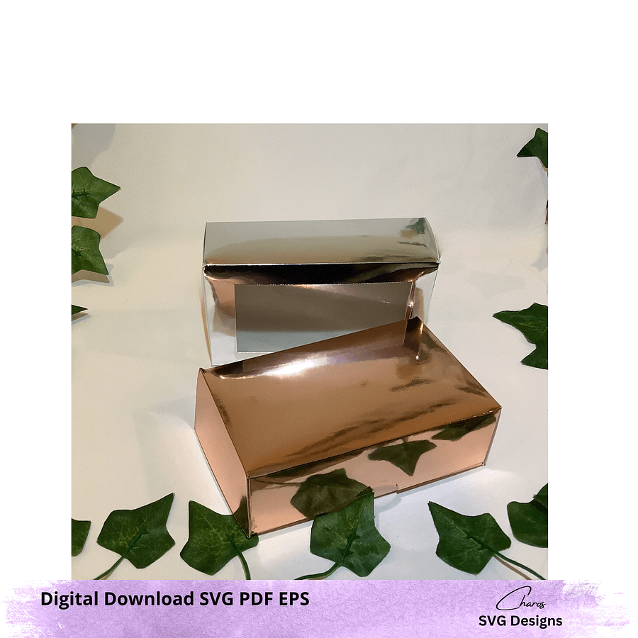 Rectangle Gift Box SVG Template Bundle product image (1)