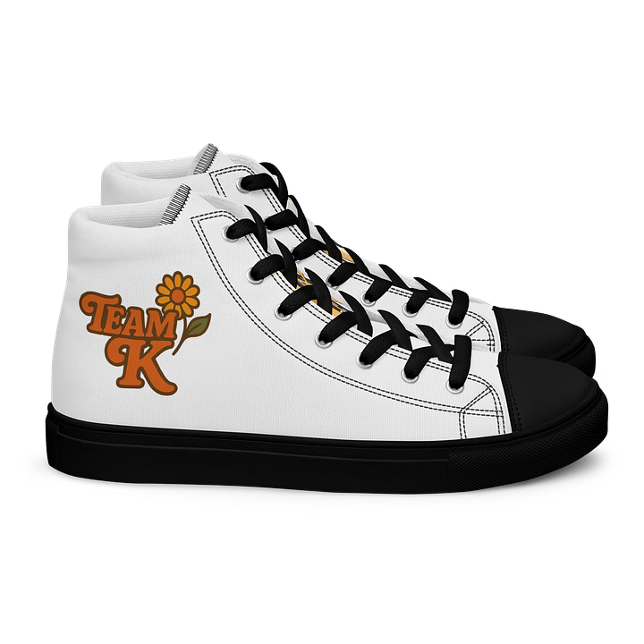 Team K 1970's Women's High Top Canvas Shoes product image (2)