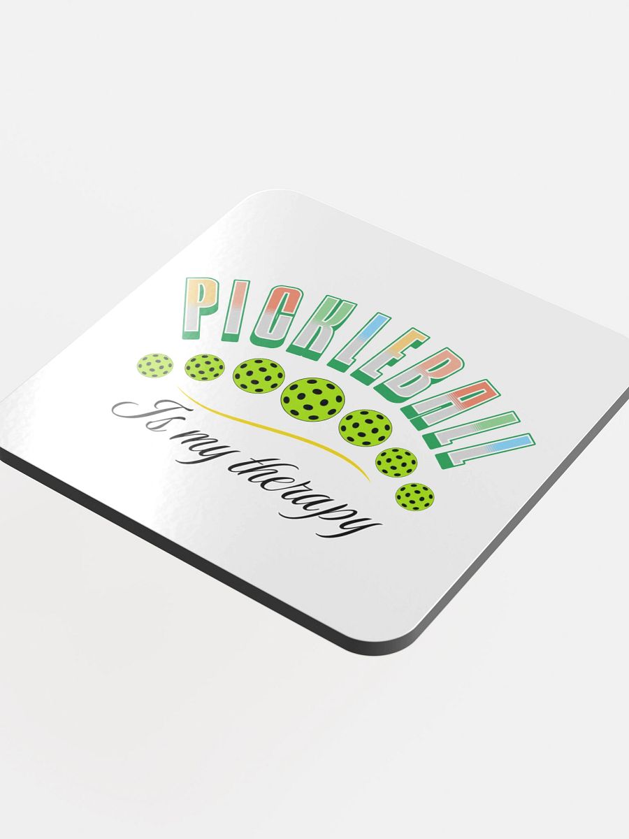Pickleball Is My Therapy Coaster Set product image (4)