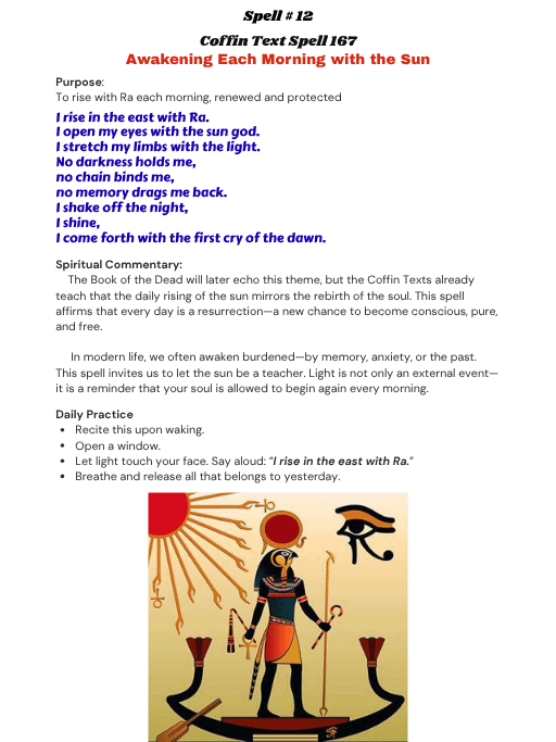 Egyptian Spells for your spiritual growth product image (5)